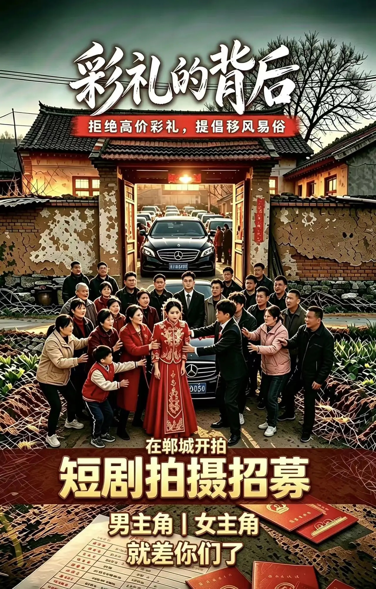 文章配图-1 微剧情相关介绍:  1.类型：情感、讽刺、感人  2. 剧情概况  当前，在物欲横流的社会，随着经济 ...