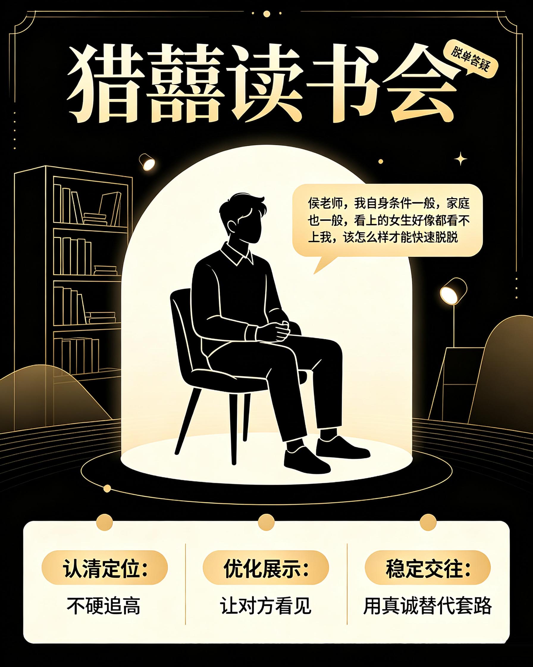 【猎囍读书会】条件普通男生快速脱单的方法