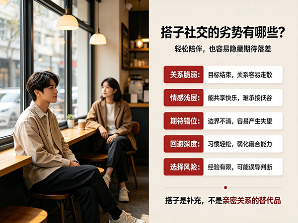 搭子社交的劣势有哪些